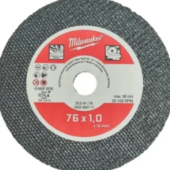 Milwaukee skæreskive til metal, Ø76/10x1 mm, 5 stk