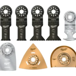 Milwaukee Starlock multitool klingesæt, til renovering, 8 stk.