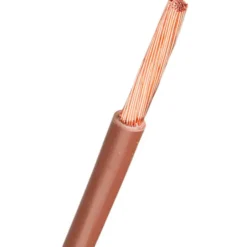 Nexans PVT90 ledning, 1x0,75 mm², brun, metervare