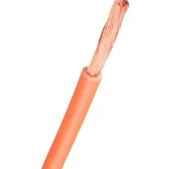 Nexans PVT90 ledning, 1x0,75 mm², orange, metervare
