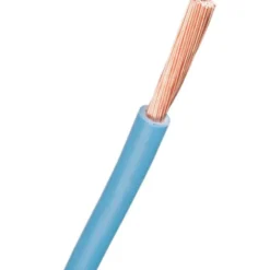 Nexans PVT monteringsledning, 1x6 mm², metervare, lyseblå