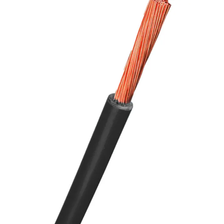 Nexans PVT monteringsledning, 1x6 mm², metervare, sort