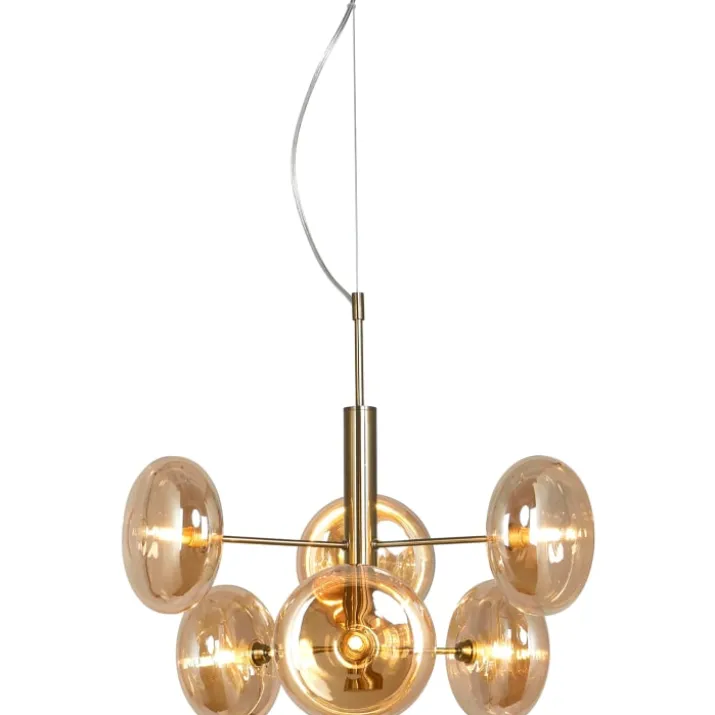 Nielsen Light Continental lysekrone, antik messing