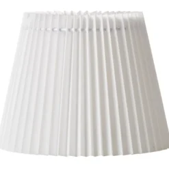 Nielsen Light Emma Villa Plisse lampeskærm, hvid, H14 cm