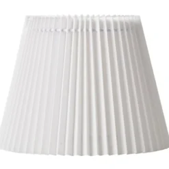 Nielsen Light Emma Villa Plisse lampeskærm, hvid, H16 cm