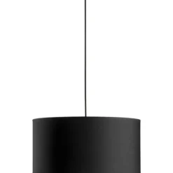 Nielsen Light Isabella Castillo lampeskærm, sort/hvid, Ø40 cm