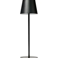 Nielsen Light One genopladelig bordlampe, sort