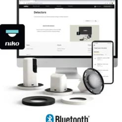 Niko tilstedeværelsessensor, planforsænket, 360°, 13 meter