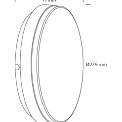 Nordtronic Adrina udendørs plafond