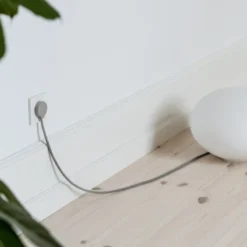 Norm F stikprop, schuko, med jord, grå