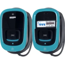 Orbis Viaris UNI+ ladeboks med Tesla knap, Type 2, 22 kW, WiFi