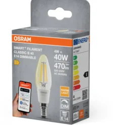 Osram Smart+ Wifi E14 kertepære, 2700K, 4W