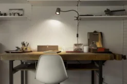 Osram Trapezium klemmelampe, sort