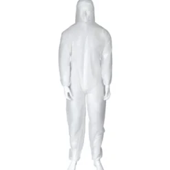 Ox-On PP Coverall Basic beskyttelsesdragt med hætte, hvid, str. 2XL