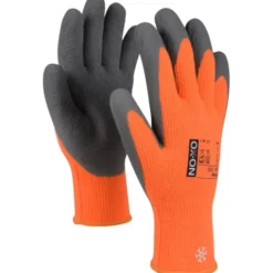 Ox-On 3000 Winter Basic vinterhandske, orange/grå, str. 10