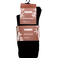 Paradox bambussokker 4-pak, sort, str. 44-47