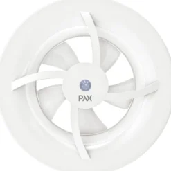 Pax Brisa badventilator, fugtstyring, timer, Ø100 mm, hvid