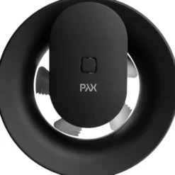 Pax Calima badventilator, app styring, Ø100 mm, mat sort