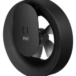 Pax Calima badventilator, app styring, Ø100 mm, mat sort
