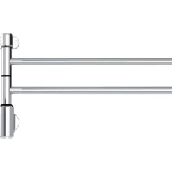 Pax Flex I håndklædetørrer, el, 55,9x32,3 cm, rustfrit stål