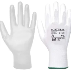Portwest A120 arbejdshandsker, hvid, str. 3XL/12