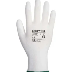 Portwest A120 arbejdshandsker, hvid, str. 3XL/12