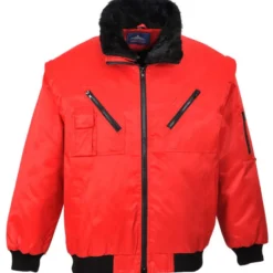 Portwest pilotjakke, rød, str. 2XL
