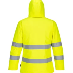 Portwest PW2 vinterjakke, hi-vis gul/sort, str. 3XL
