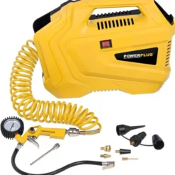 PowerPlus oliefri kompressor, 1,5HK, 10 dele