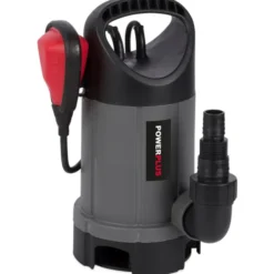 PowerPlus 750W dykpumpe, til beskidt vand, 13000 liter