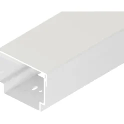 Qventi vægkanal aluminium 2 meter, hvid