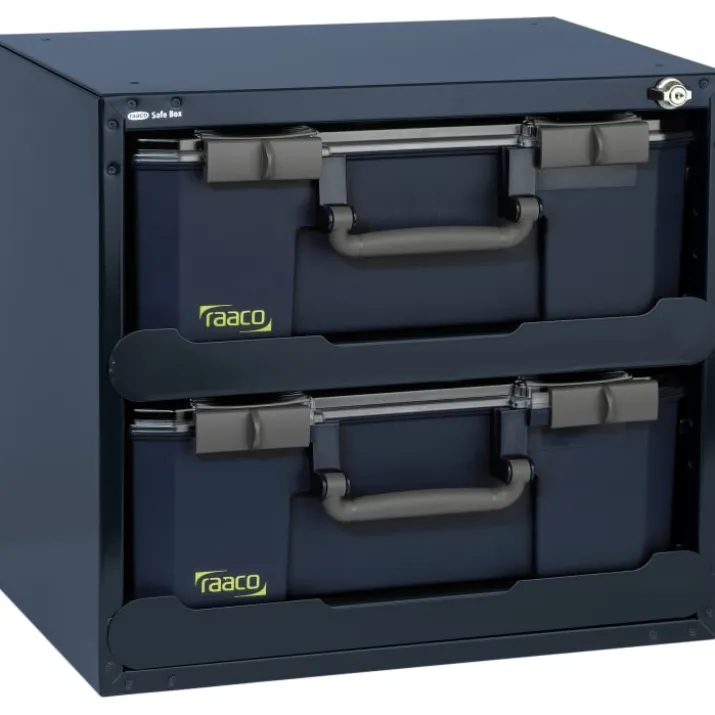 Raaco Safebox sortimentsboks med 2 kasser
