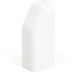 Rehau højre endestykke, SL 20/110 mm, hvid