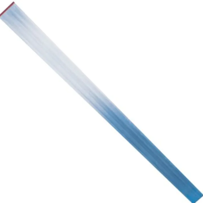 Retteskinne i aluminium, 4 meter