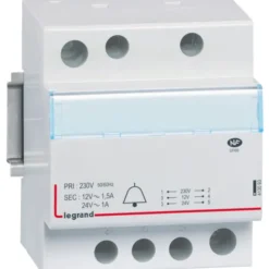 Ringetrafo AC, 4 modul, 24V/12V