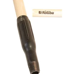 Roliba træskaft, 150 cm, m. plastgevind