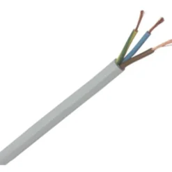 Rund plastledning PKAJ 3G1 mm², hvid