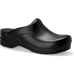Sanita San Flex Clog træsko O1, uden hælkappe, sort, str. 35