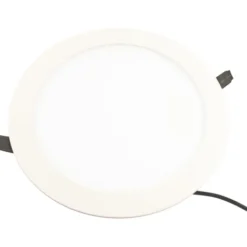 Scan Products Alisia Elite indbygningsspot, mat hvid, 3000K, Ø22,5 cm