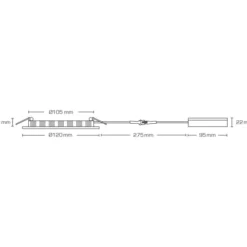 Scan Products Alisia Elite indbygningsspot, mat hvid, 4000K, Ø12 cm