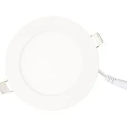Scan Products Alisia indbygningsspot, mat hvid, Ø12 cm