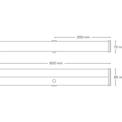 Scan Products Lucianna Square spejllampe, sensor