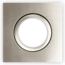Scan Products Luna Low Profile frontring, firkantet, børstet aluminium
