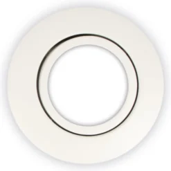 Scan Products Luna Low Profile frontring, rund, mat hvid