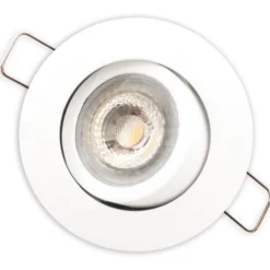 Scan Products Luna Low Profile 2.0 indbygningsspot, 2700K, mat hvid