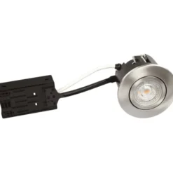 Scan Products Luna Quick Install indbygningsspot, 3000K, børstet aluminium, 10-pak