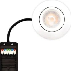 Scan Products Luna Quick Install 2.0 indbygningsspot, 2700K, mat hvid