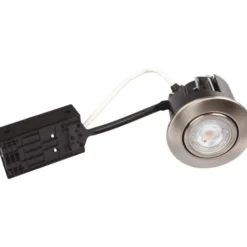 Scan Products Luna Quick Install udendørs indbygningsspot, 2700K, børstet stål