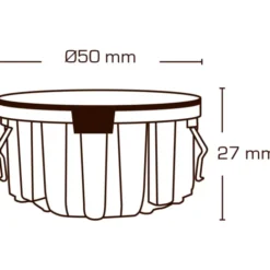 Scan Products pære til Luna Low Profile indbygningsspot, 3000K