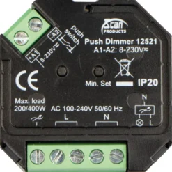 Scan Products Push Dimmer